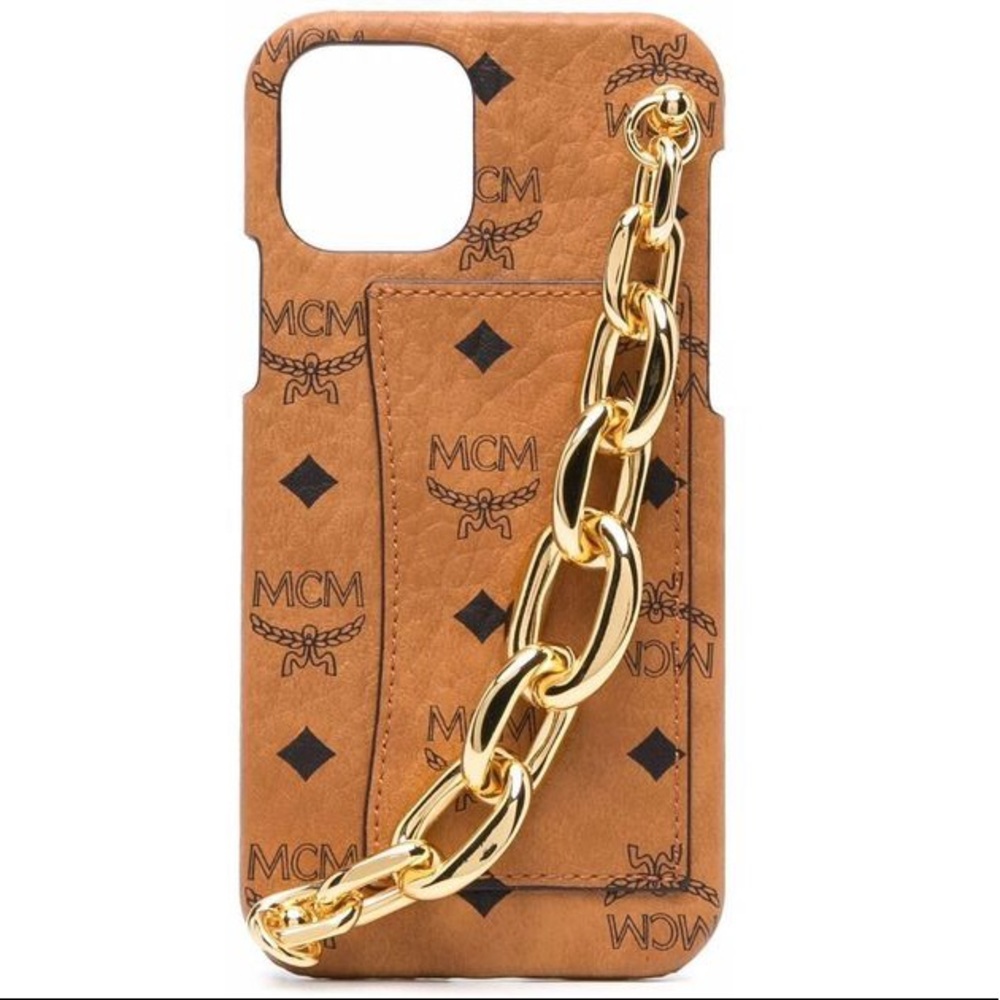 MCM Cognac Monogram iPhone 12/12 Pro Case
